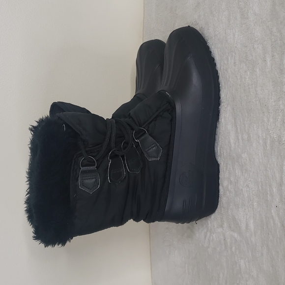 Sorel Shoes - Sorel Kaufman Canada Black Rubber Nylon Boots